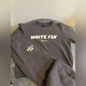 White Fox Vol.3 Offstage Black Sweat Set